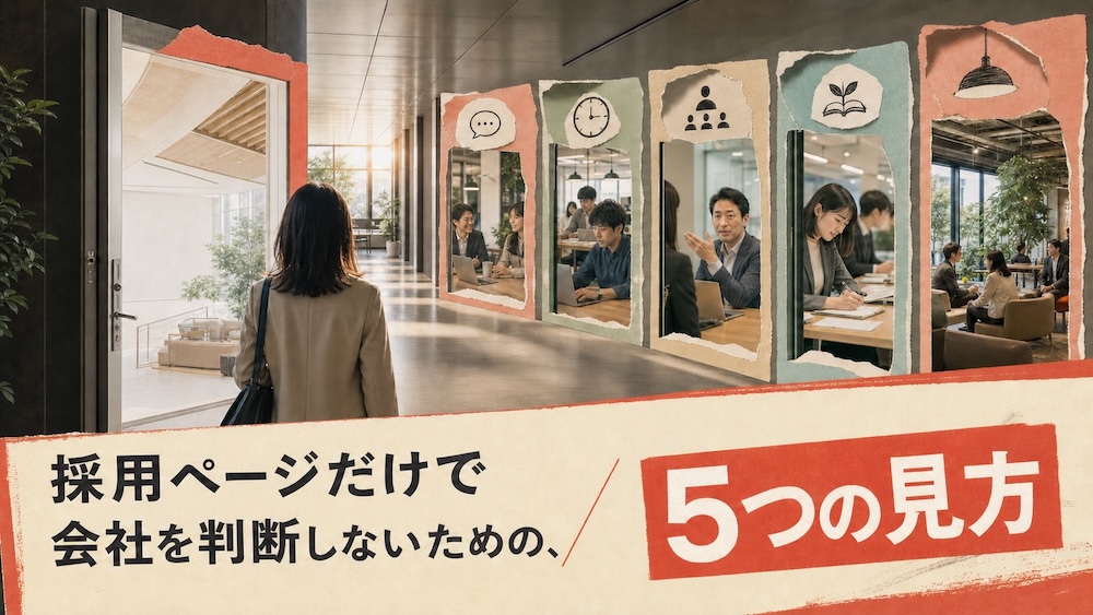 採用ページだけで会社を判断しないための、5つの見方